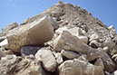 quarry waste stacked by komatsu
